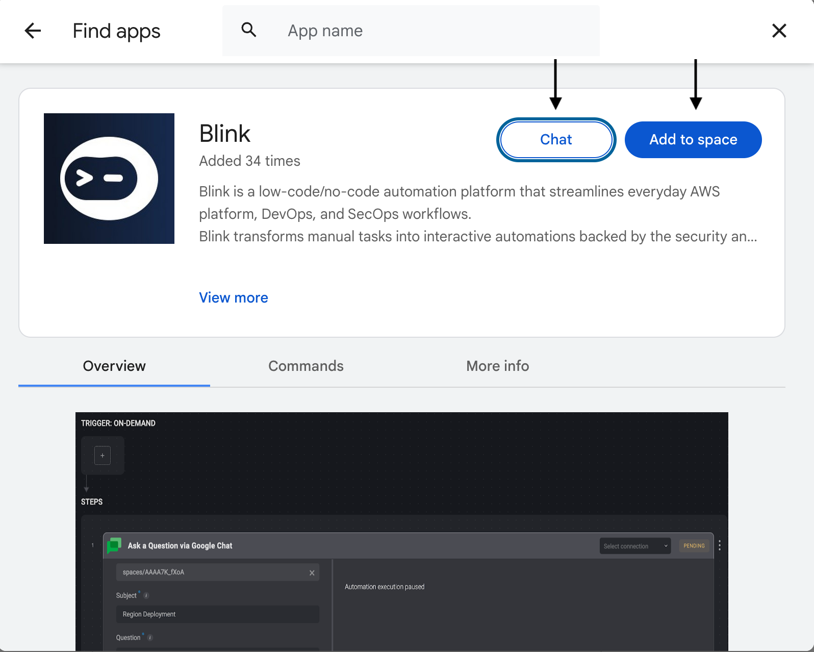 Add Blink App